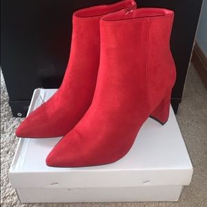 CUTE NEW RED BOOTIES